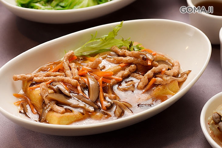 三絲燴豆腐