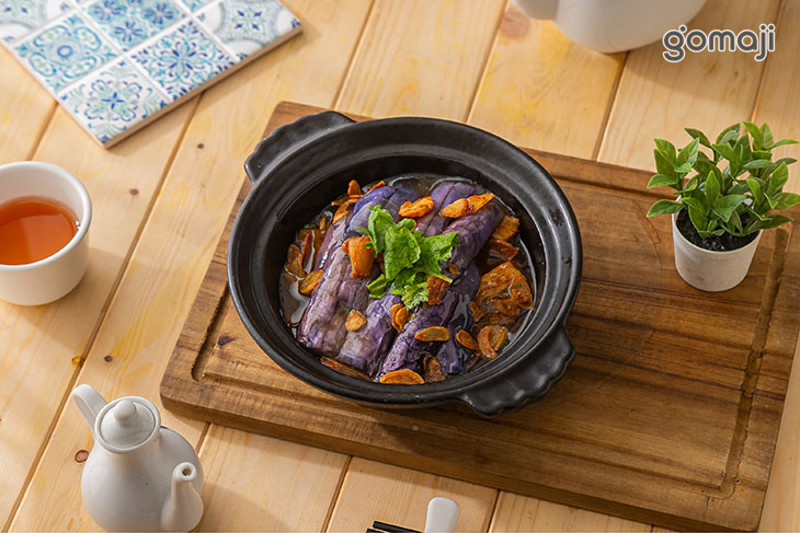 蒜香茄子煲