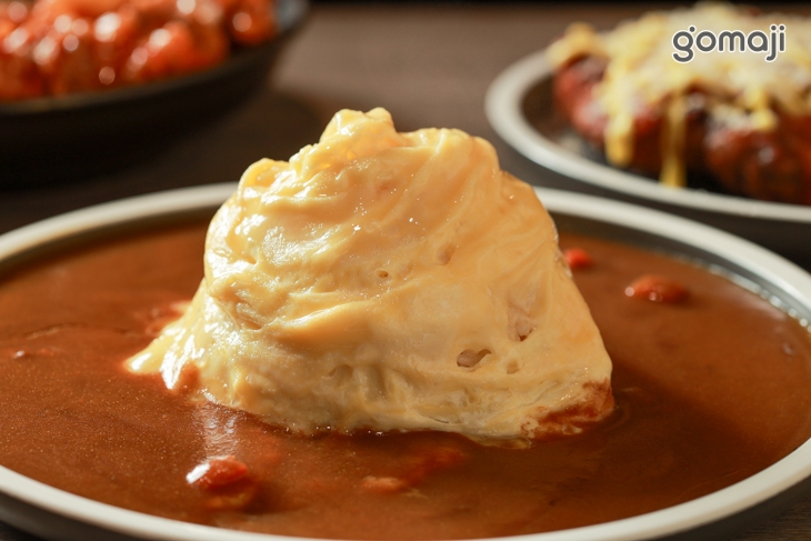 重磅起司腿排歐姆蛋咖哩飯