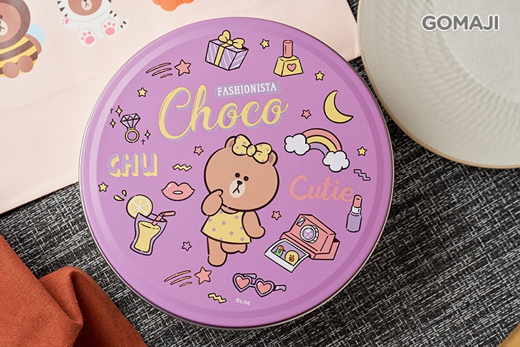 BROWN & FRIENDS 熊美草莓曲奇禮盒