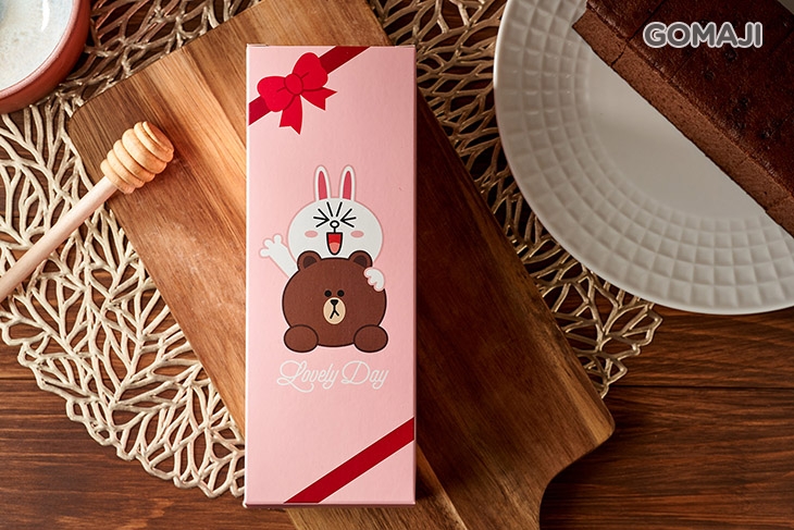 BROWN & FRIENDS  甜蜜巧克力蜂蜜蛋糕一盒