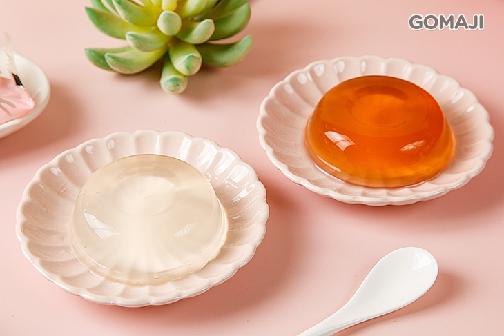 水蜜桃果凍+蘋果果凍