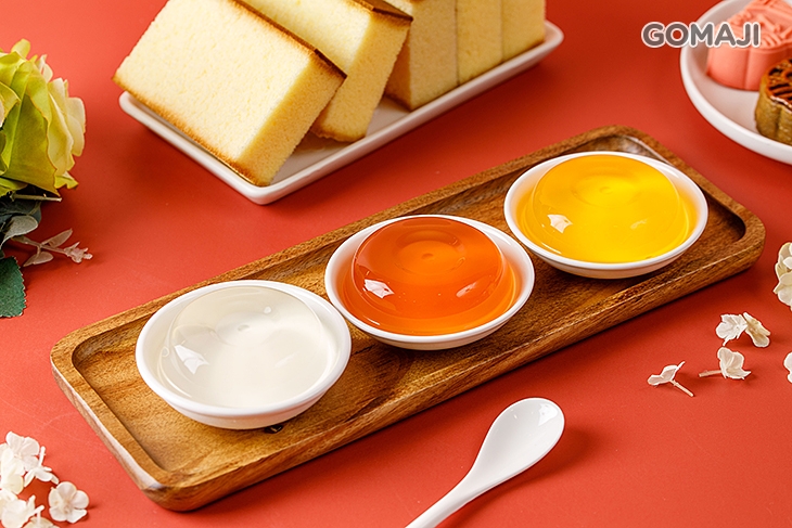 蘋果果凍+柳橙果凍+水蜜桃果凍