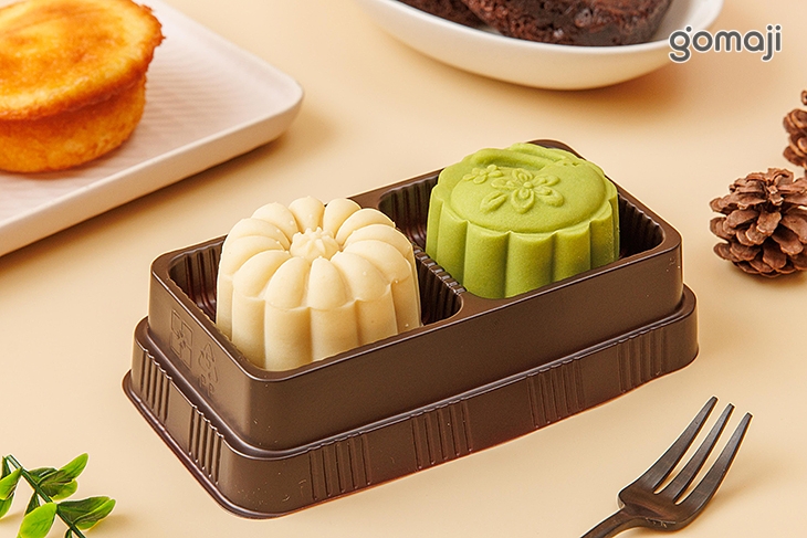 美人桑葚桃山月餅1入+柚香檸檬桃山月餅1入