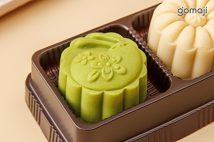 美人桑葚桃山月餅1入+柚香檸檬桃山月餅1入