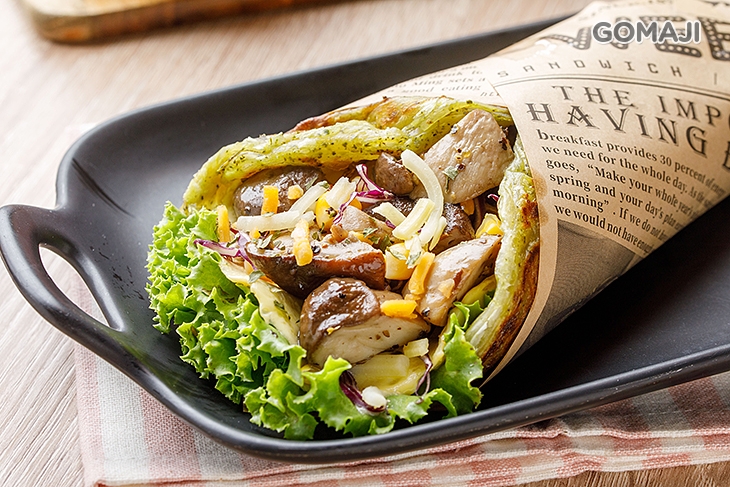 起司歐姆蛋椿捲餅