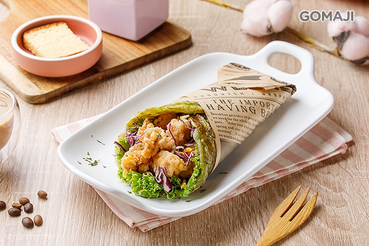 墨西哥香料雞米花椿捲餅