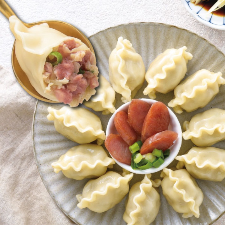 香腸豬肉水餃