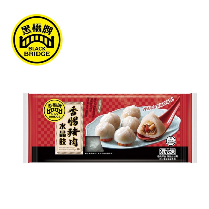 黑橋牌香腸豬肉水晶餃