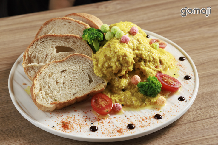 咖哩軟殼蟹麵包