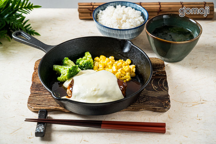 起司漢堡排定食