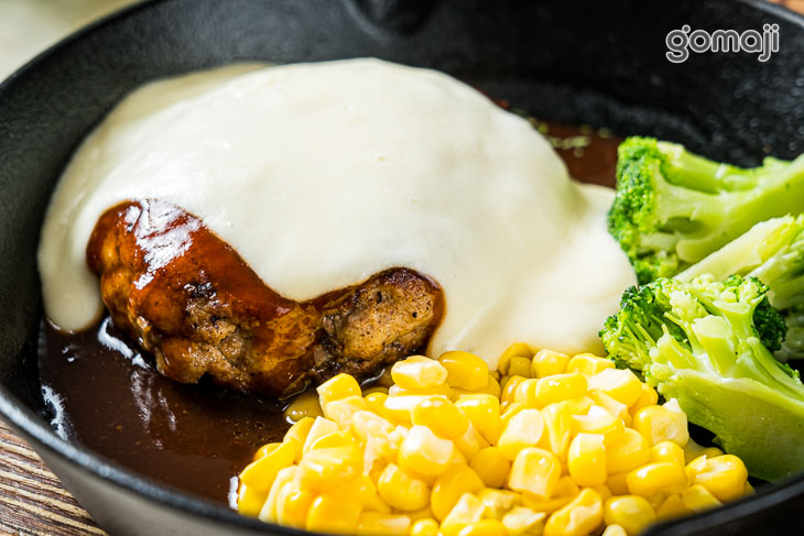 起司漢堡排定食