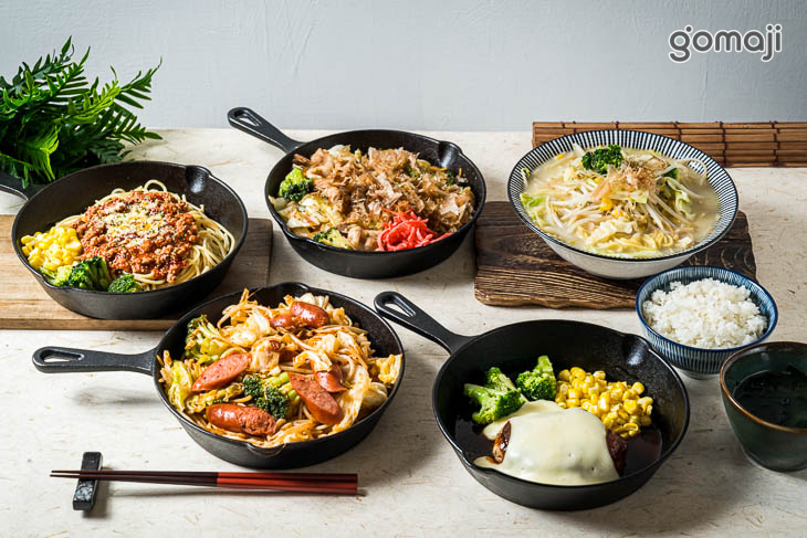 路麺じゃぽねーず×ハンバーグ龍と青い海