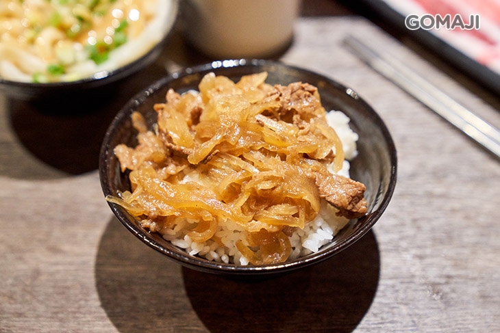 白飯+牛肉壽喜燒