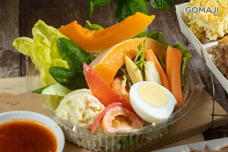 養身季節時蔬生菜(醬料：養身日式和風醬/泰式醬 二選一)