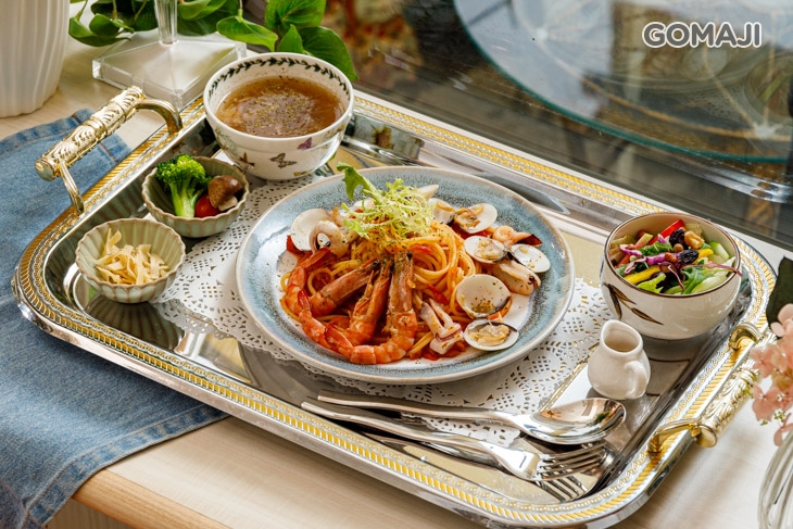 番茄海鮮義大利麵