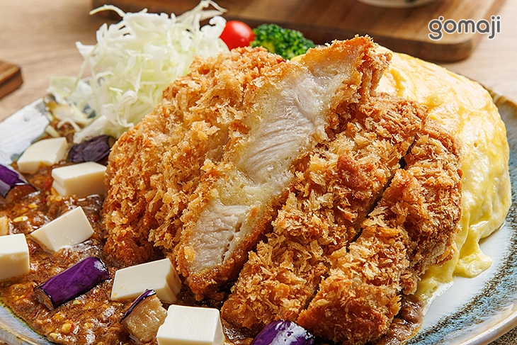 日式豬排+招牌麻婆咖哩醬