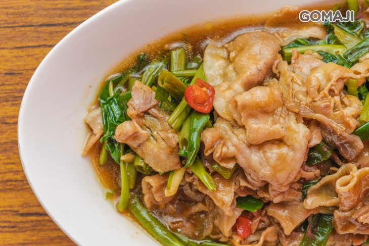 爆香咖哩白肉片