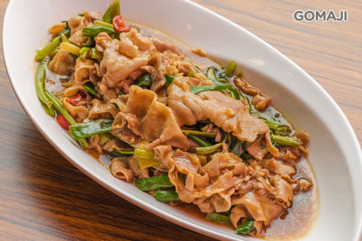 爆香咖哩白肉片