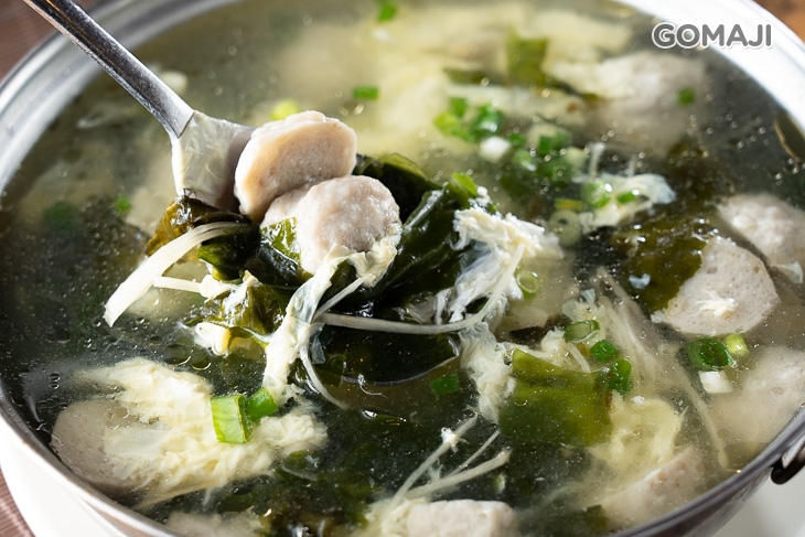 海菜虱目魚丸湯一份