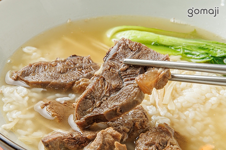 下山清燉牛肉(湯泡飯)