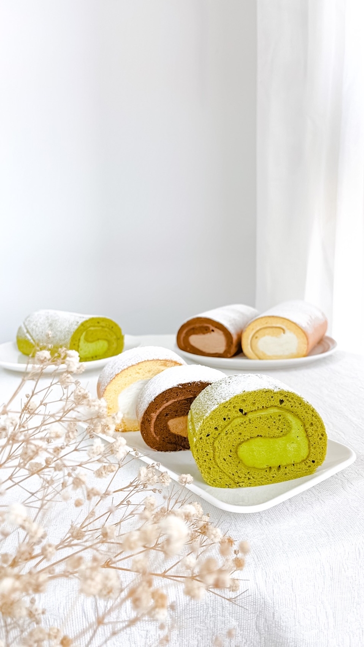 午後甜食 日式生乳捲