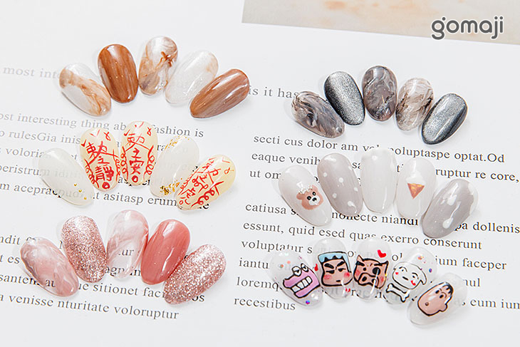 販賣指甲靈魂~點綴四季溫柔!手部凝膠上色設計款20選1