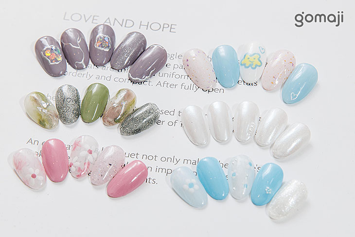 販賣指甲靈魂~點綴四季溫柔!手部凝膠上色設計款20選1