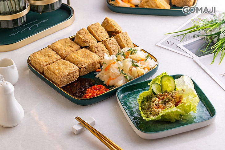 酥炸臭豆腐+泰式涼拌臭豆腐套餐