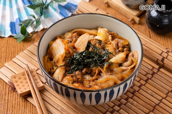 泡菜壽喜豚丼