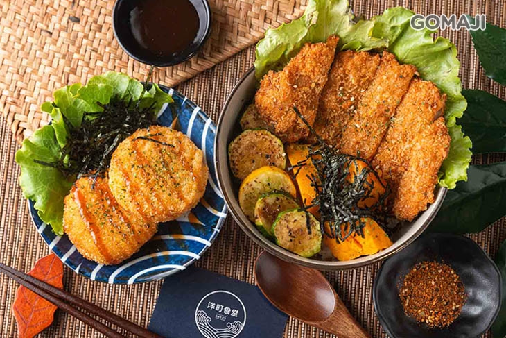 日式豬排丼 + 日式可樂餅一份