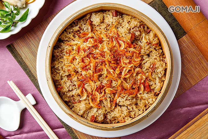 芋香櫻花八寶飯一份