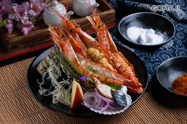 紅蝦三味＋三色腸