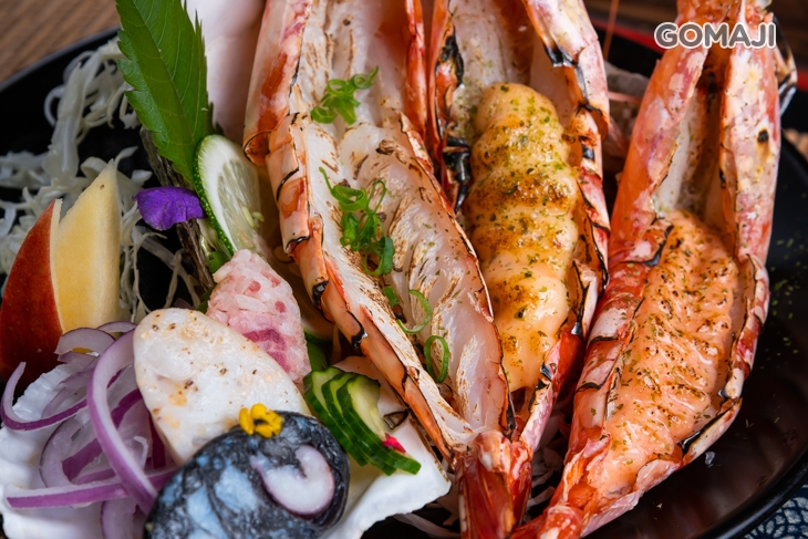 紅蝦三味＋三色腸