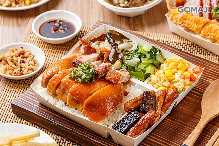 雞腿燒肉飯 