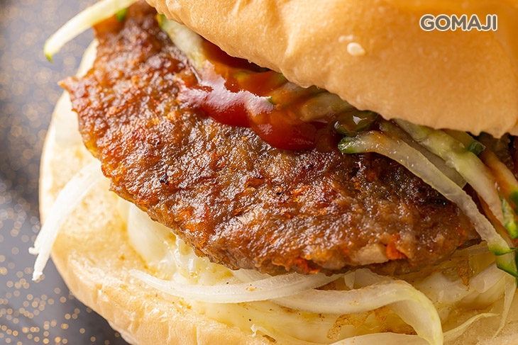 經典豬肉漢堡加蛋