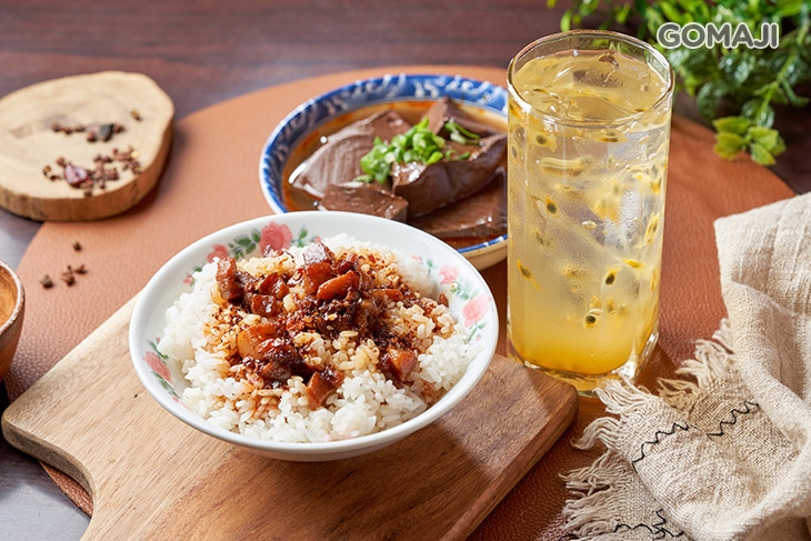 椒香滷肉飯+麻辣鴨血+冰粉湯品四選一