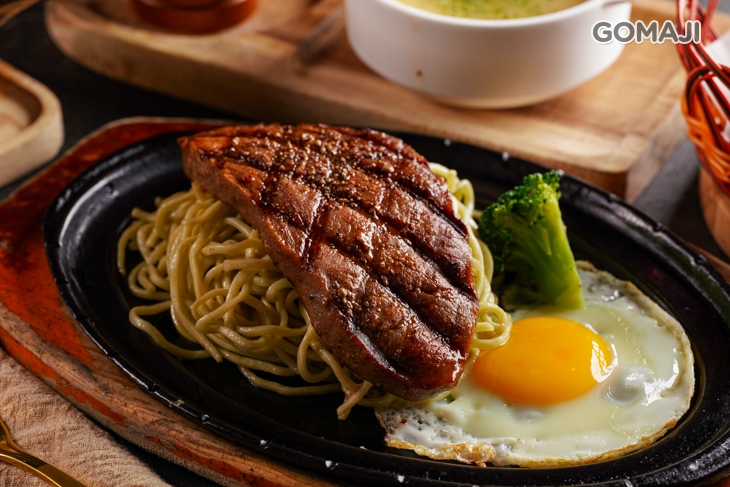 老饕牛排一份