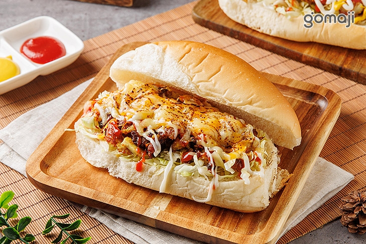 牽絲起司沙威瑪