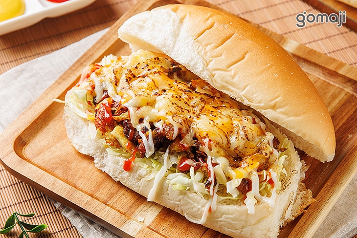 牽絲起司沙威瑪