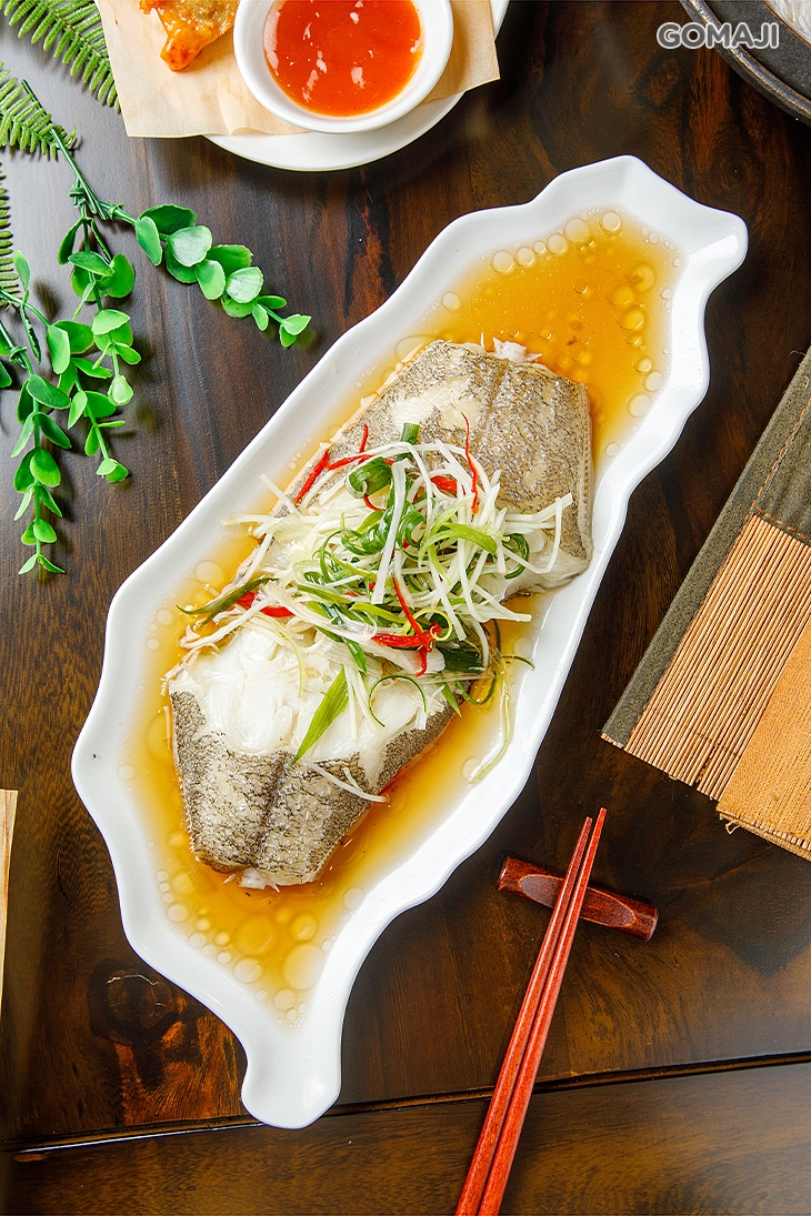 清蒸鱈魚片