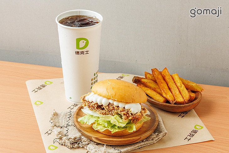 經典雞腿堡套餐 