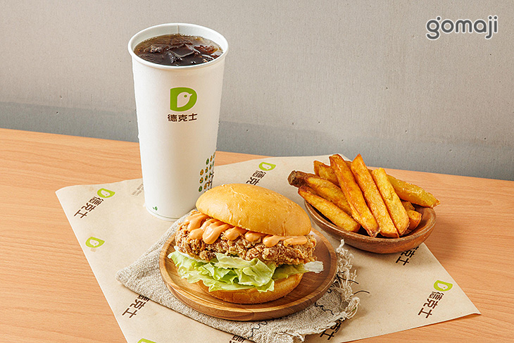 經典雞腿堡套餐 