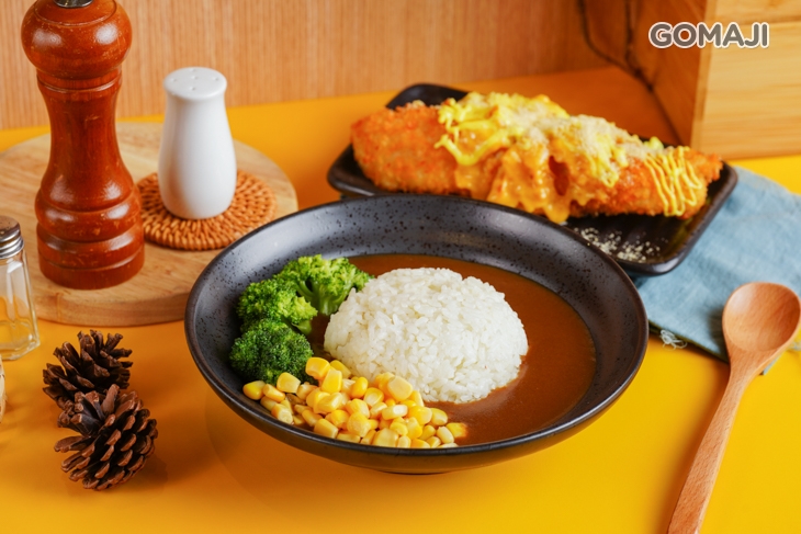 招牌起司魚排+咖哩飯