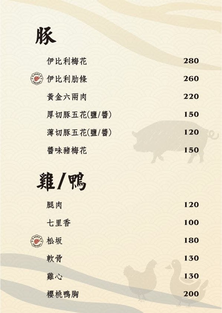 菜單