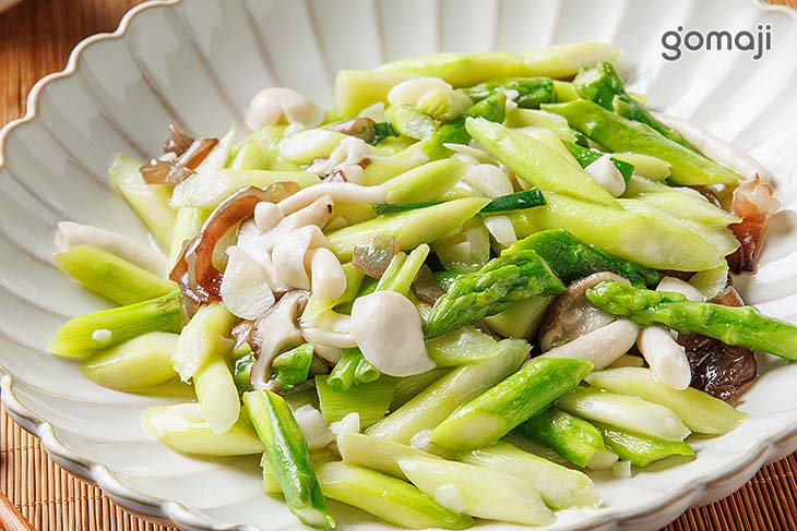 野葷炒蘆筍