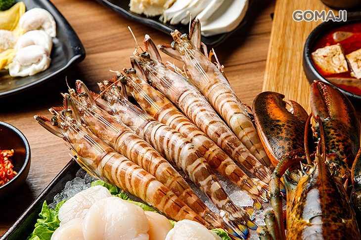 波士頓龍蝦／干貝／帝王蟹／明蝦／生蠔 