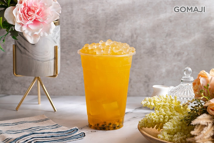 檸檬百香寒天爆爆珠 