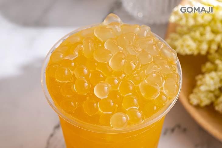 檸檬百香寒天爆爆珠 