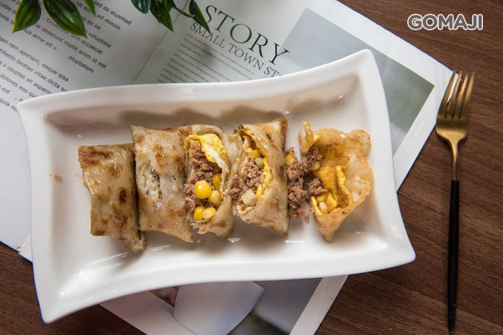 鮪魚玉米粉漿蛋餅